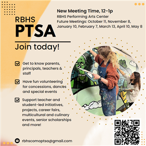 RBHS PTSA Info Sheet